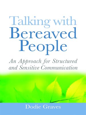 cover image of Talking With Bereaved People